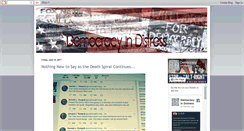 Desktop Screenshot of democracyindistress.com